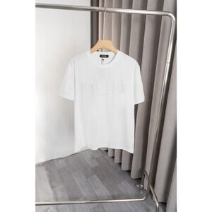 Balmain round neck casual short sleeve